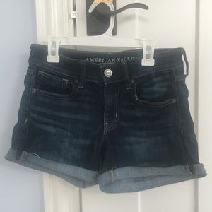 American Eagle High Rise Jean Shorts